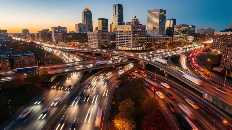 Highway interchange traffic